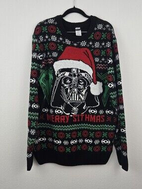 Star Wars Men's "Merry Sithmas" Darth Vader Ugly Christmas Sweater